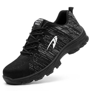Dropshipping Puncture-Proof Safety Shoes Indestructible Non-slip Steel Toe Work Shoes Outdoor Breathable Men Shoes