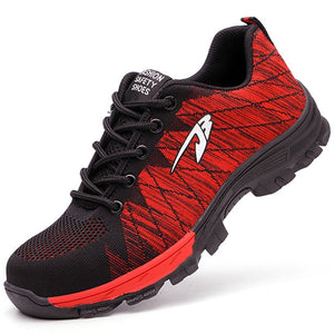 Dropshipping Puncture-Proof Safety Shoes Indestructible Non-slip Steel Toe Work Shoes Outdoor Breathable Men Shoes