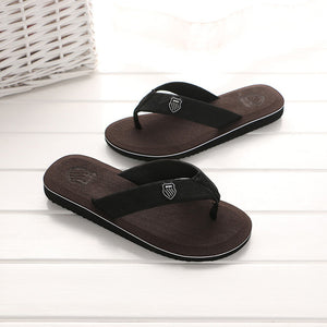 2019 New Arrival Summer Men Flip Flops High Quality Beach Sandals Anti-slip Zapatos Hombre Casual Shoes Wholesale A10
